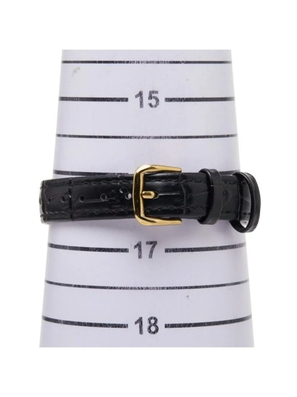 Saint Laurent Macaron Leather in Watch Brown Gold Silver Black Metal